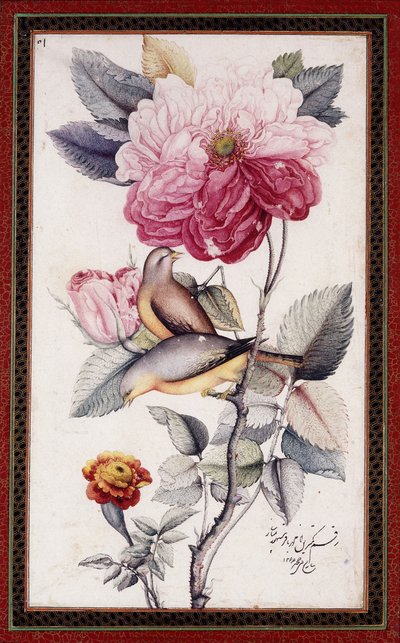 Gul-o Bulbul, vers 1849-50 - Muhammad Baqir