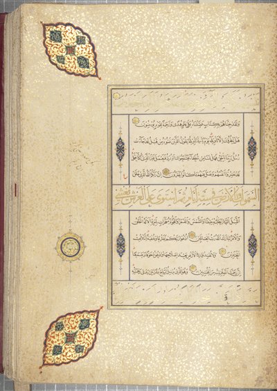 Fol 83 recto, Coran Timouride, 1441 - Muhammad Mumin Abdallah Al Murwand
