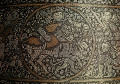KNIGHT MAMLUK : Art syrien. Détail d