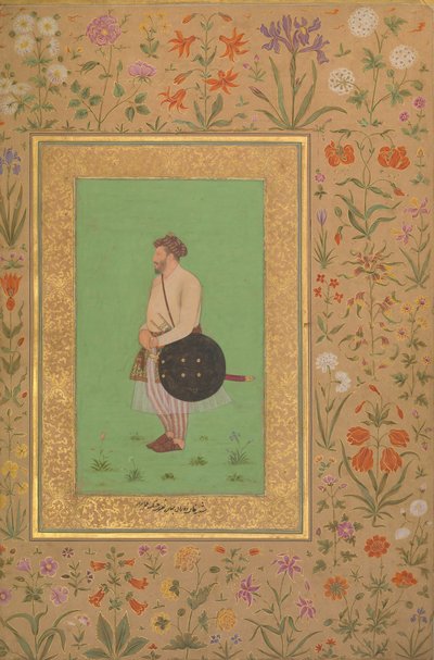 Portrait de Khan Dauran Bahadur Nusrat Jang, folio de l
