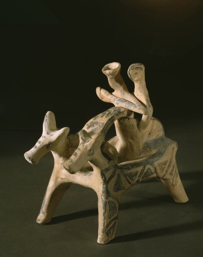 Char, de la tombe de Marcopoulo, Attique, Période Héraldique Tardive IIIA-IIIB, 1400-1200 av. J.-C. - Mycenaean