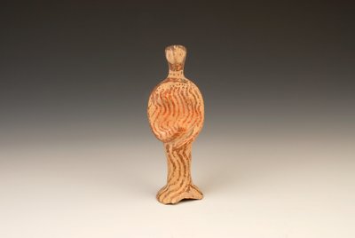Figure de femme, c.1400-1370 av. J.-C. terre cuite - Mycenaean