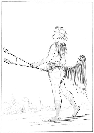 Un joueur de balle distingué, 1841 - Myers and Co
