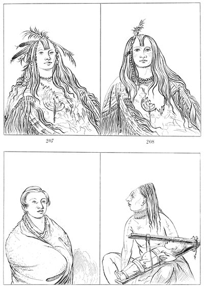 Flatheads, Nez Perces et Chinooks, 1841 - Myers and Co