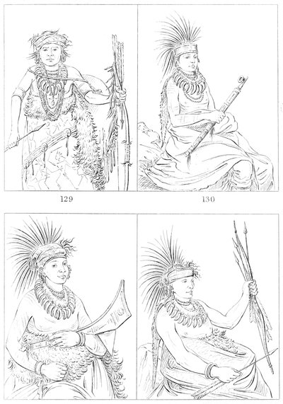 Iowas, Fort Leavenworth, Bas-Missouri, 1841 - Myers and Co