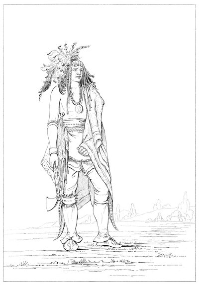 Brave iroquois, 1841 - Myers and Co