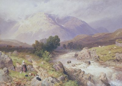 Scène des Highlands près de Dalmally, Argyll - Myles Birket Foster