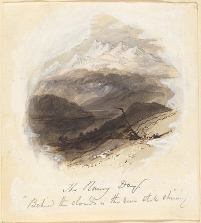 Illustration pour "Le Jour de Pluie" de Longfellow - Myles Birket Foster