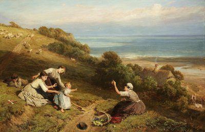 Paysage : La fille à l