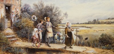 Guirlandes du 1er mai - Myles Birket Foster