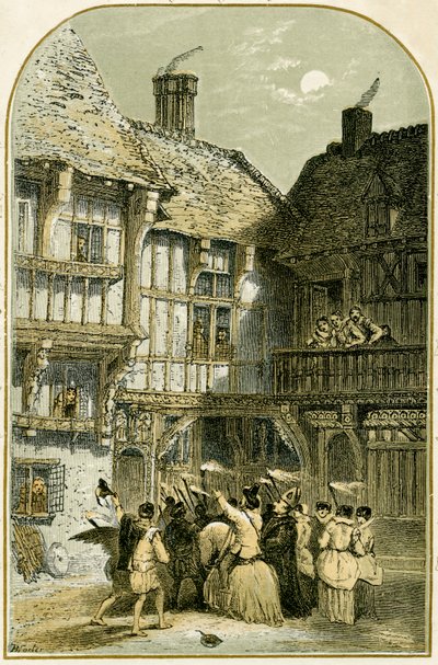 Jeu de Mummers/Mumming - Myles Birket Foster