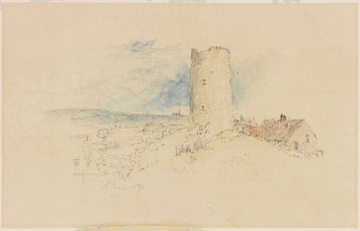 Vieux moulin à vent sur Windmill Hills, Gateshead - Myles Birket Foster