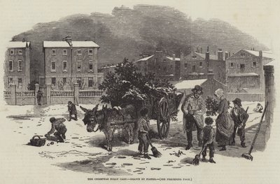 Le Chariot de Houx de Noël - Myles Birket Foster