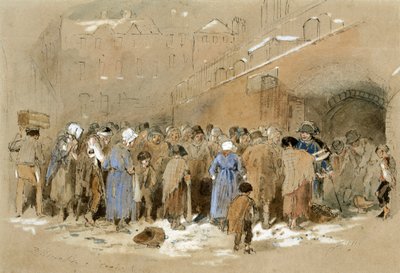La distribution de charbon - Myles Birket Foster