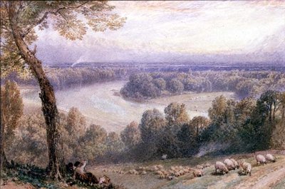 La Tamise depuis Richmond Hill - Myles Birket Foster