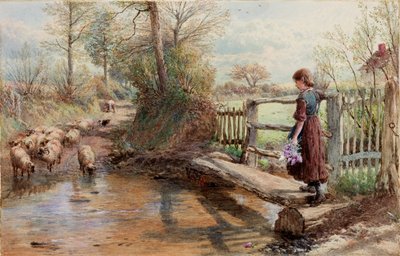 Vue dans le Surrey, vers 1863-1890 - Myles Birket Foster