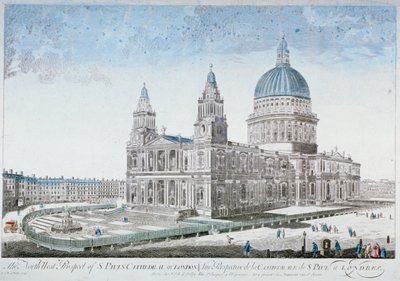 Cathédrale Saint-Paul, Cité de Londres, 1755 - NJB de Poilly