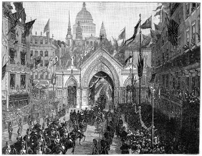 La procession à Ludgate Hill, Jour de l