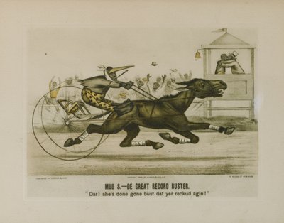 Mud S. - Le grand recordman - N. & Ives J.M.(1824 95) (after) Currier