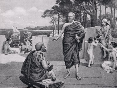 Thucydide en exil, illustration de l