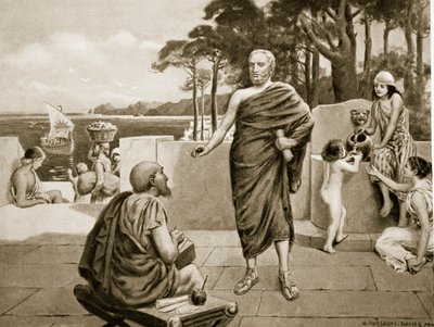 Thucydide en exil, illustration de l
