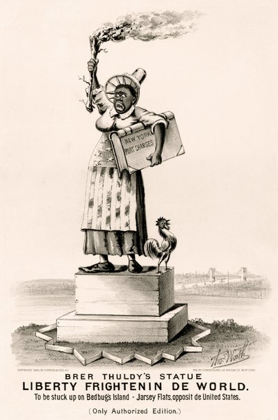 La Statue de la Liberté de Brer Thuldy effraie le monde : d