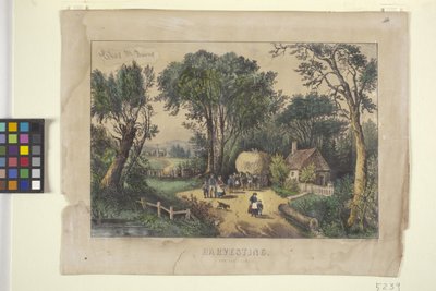 Récolte. La dernière charge - N. and Ives J.M. (1824 95) Currier