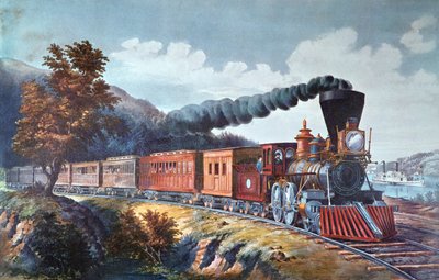 Train American Express - Currier and Ives