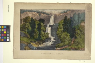 Chutes de Catterskill - N. and Ives J.M. (1824 95) Currier