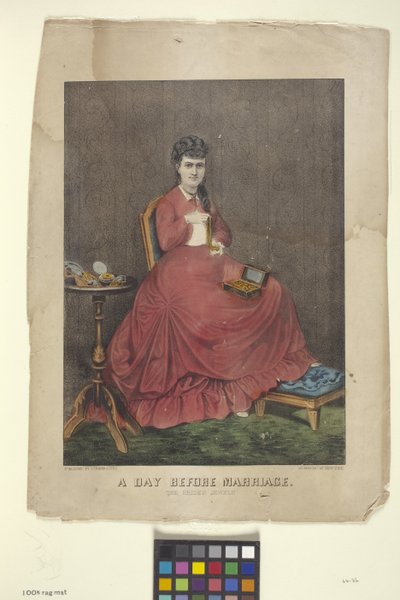 La veille du mariage - N. and Ives J.M. (1824 95) Currier