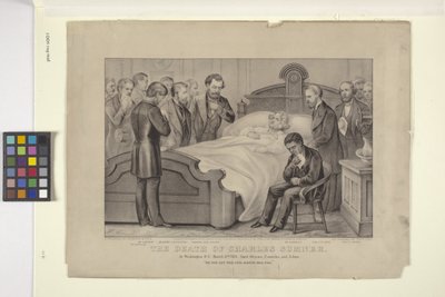 La mort de Charles Sumner - N. and Ives J.M. (1824 95) Currier
