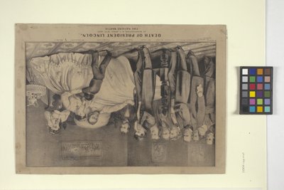 Mort du président Lincoln - N. and Ives J.M. (1824 95) Currier