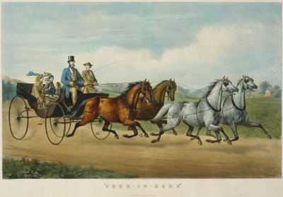Quatre-en-main - Currier and Ives