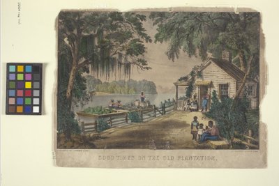 Bon temps à la vieille plantation - N. and Ives J.M. (1824 95) Currier