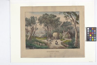 Récolte de la dernière charge - N. and Ives J.M. (1824 95) Currier
