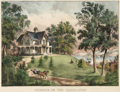Été dans les Highlands - Currier and Ives