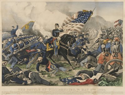 La bataille de Williamsburg, Virginie le 5 mai 1862 - Currier and Ives
