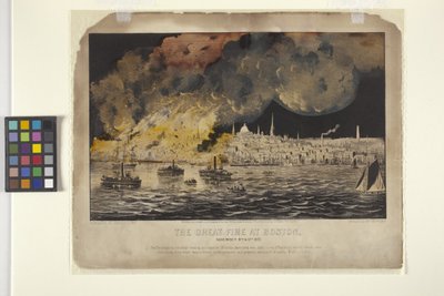 Le grand incendie de Boston - N. and Ives J.M. (1824 95) Currier