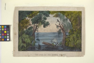 Le lac du marais lugubre - N. and Ives J.M. (1824 95) Currier