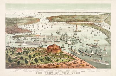 Le port de New York par Currier & Ives - Currier and Ives