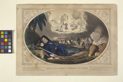 Le rêve du soldat de la maison - N. and Ives J.M. (1824 95) Currier