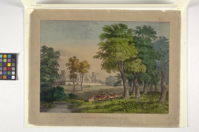 Château et parc de Windsor - N. and Ives J.M. (1824 95) Currier