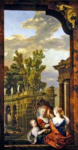 Les cinq sens - La vue - N. and Moucheron I. de Verkolje