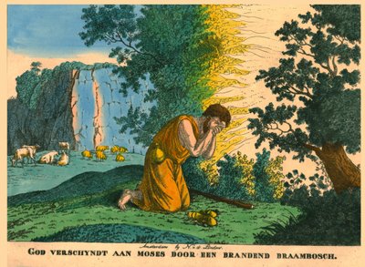 Moïse et le Buisson Ardent - N v d Linden