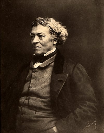 Portrait du peintre français, Jean Baptiste Camille Corot - Nadar