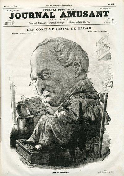 Couverture de « Le Journal Amusant », 05 mai 1859 (gravure) - Nadar