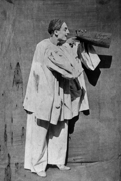 Mime Debureau : Pierrot, photo de Gaspard Felix Tournachon alias Nadar et Adrien Tournachon alias Nadar le Jeune - Nadar