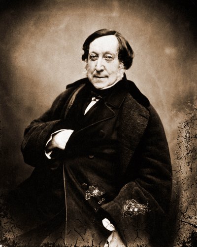 Portrait de Gioachino Rossini, compositeur 1792-1868 (photo) - Nadar
