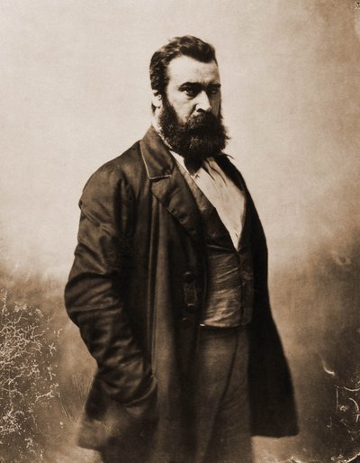 Portrait de Jean-François Millet, peintre, graveur 1814-1875 (photo) - Nadar