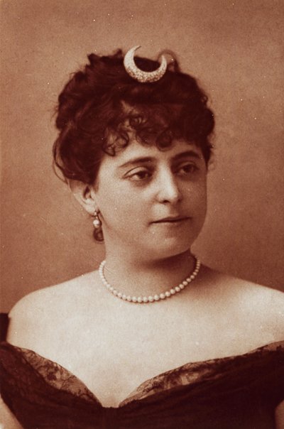 Sibyl Sanderson, soprano américaine, photographie par Félix Nadar - Nadar